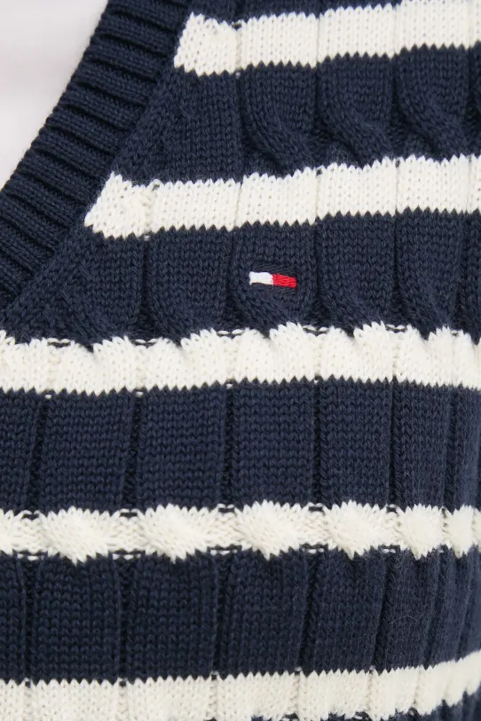 Tommy Hilfiger pulover WW0WW45220 bleumarin