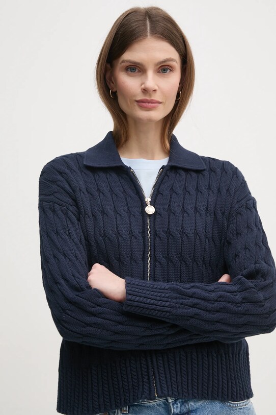 Tommy Hilfiger kardigan granatowy WW0WW44501