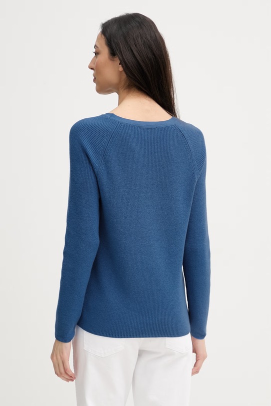 Îmbrăcăminte Tommy Hilfiger pulover pentru femei, din bumbac WW0WW44975 albastru