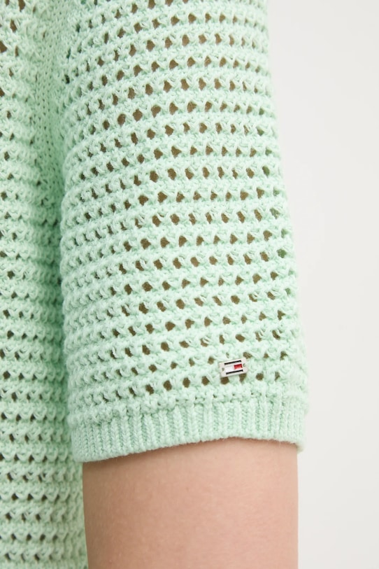 Tričko Tommy Hilfiger WW0WW45950 zelená