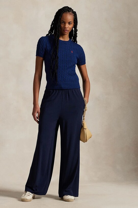 Oblečení Bavlněný svetr Polo Ralph Lauren 211965761 modrá