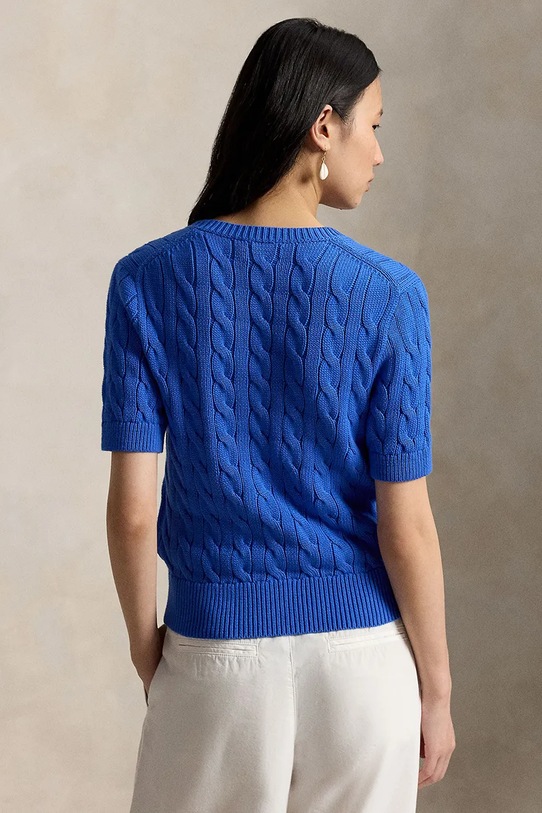 Polo Ralph Lauren kardigan ženski bombažen 211966720 modra SS26