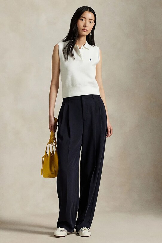 Odjeća Pamučni prsluk Polo Ralph Lauren 211970666 bijela