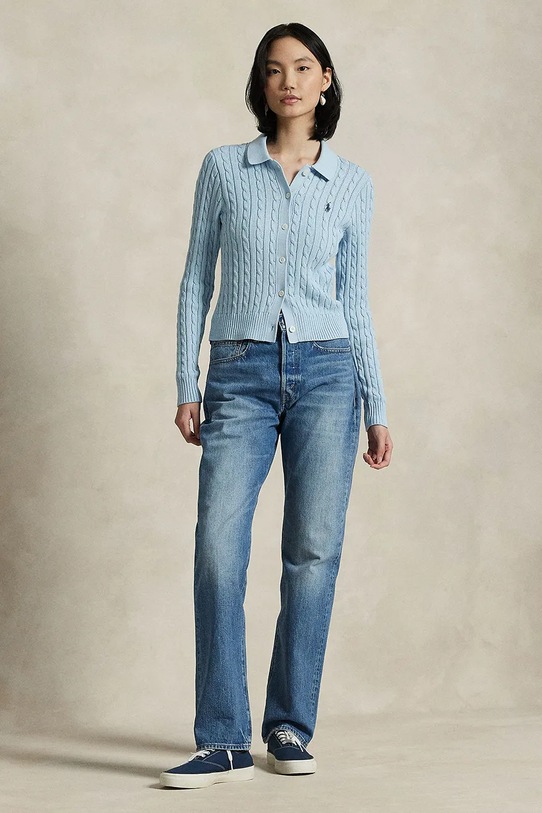 Одежда Джемпер Polo Ralph Lauren 211971881 голубой