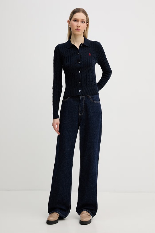 Polo Ralph Lauren cardigan 211971881 bleumarin AW25