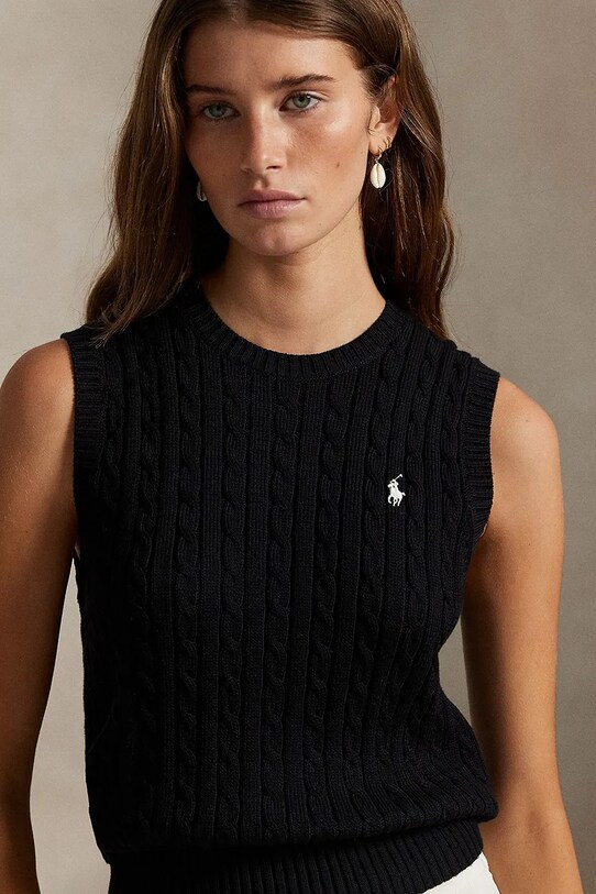 Polo Ralph Lauren pamut ujjatlan fekete 211971882
