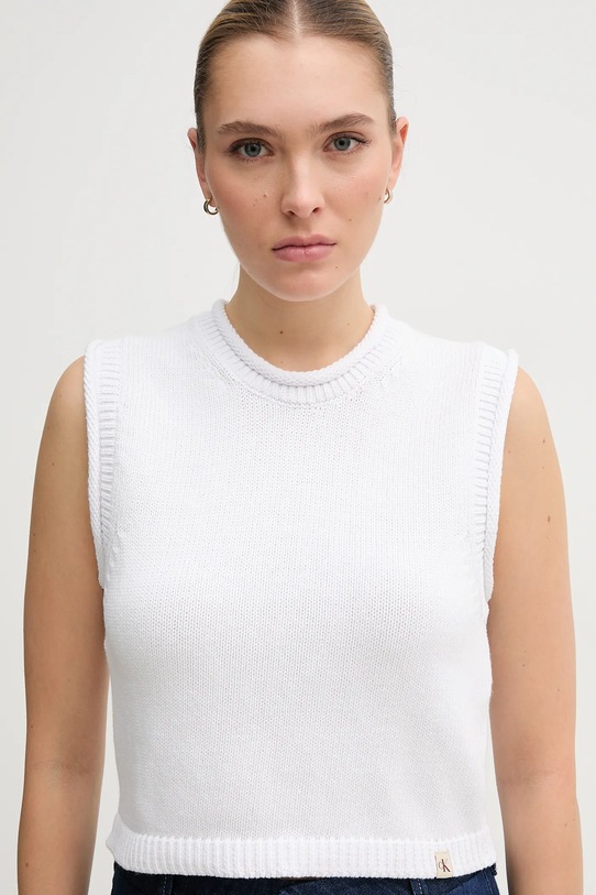 Calvin Klein Jeans kamizelka biały J20J225226