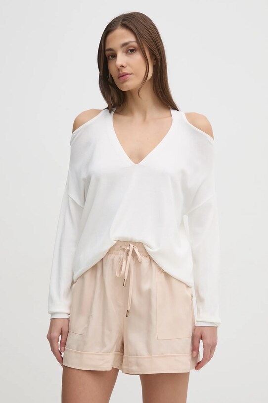 Gaudi pulóver sima bézs 511BD53015