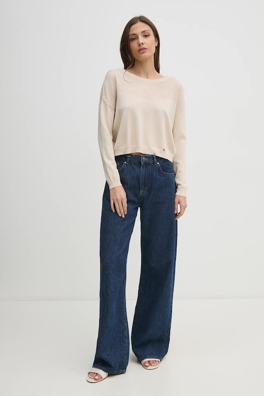 Gaudi pulover 511BD53021 bej SS25