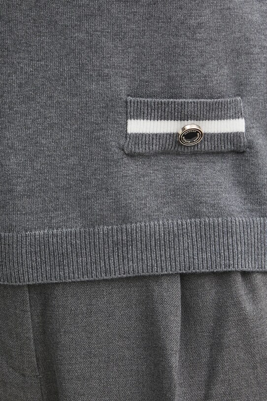 Morgan maglione MSHIRT MSHIRT grigio