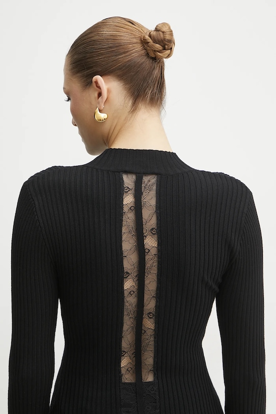 Morgan pulover MLACY grosime medie negru MLACY