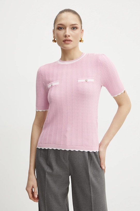 Morgan pulover MSEOUL subtiri roz MSEOUL