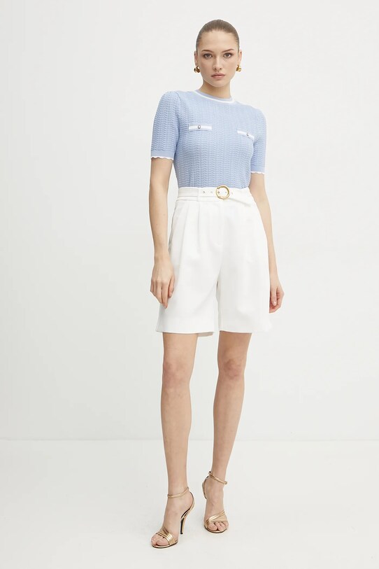 Morgan pulover MSEOUL MSEOUL albastru SS25