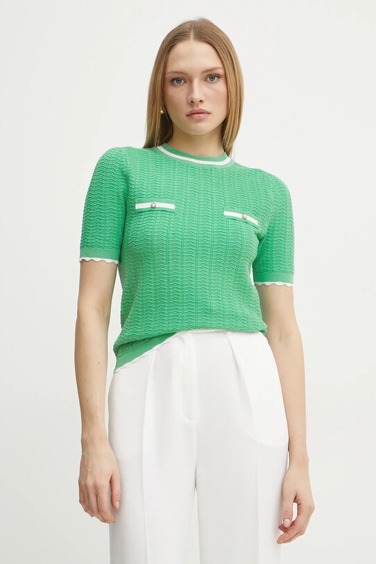 Morgan pulover MSEOUL subtiri verde MSEOUL