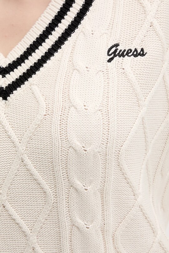 Guess kamizelka V5GR00.Z3FB1 beżowy