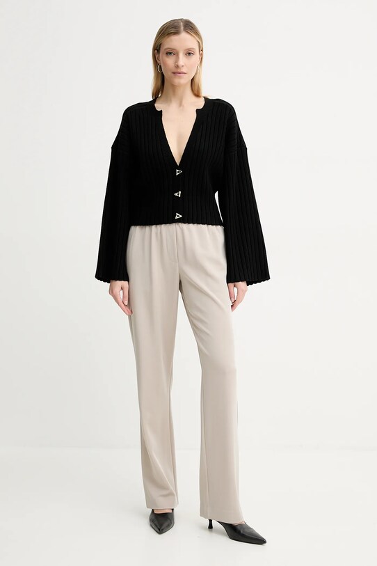 Джемпер AERON MORROW PU204442 чорний SS25