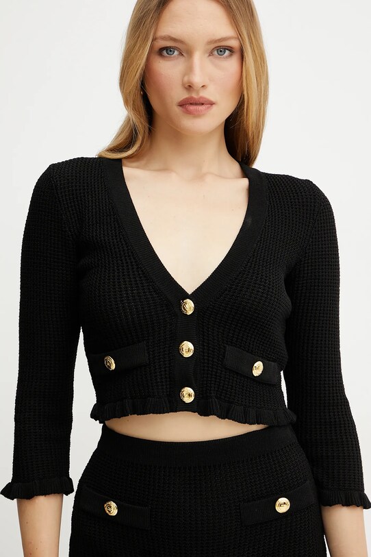 Elisabetta Franchi cardigan negru MK79Q52E2