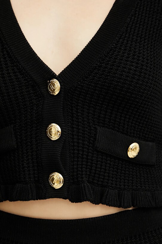 Elisabetta Franchi cardigan MK79Q52E2 negru