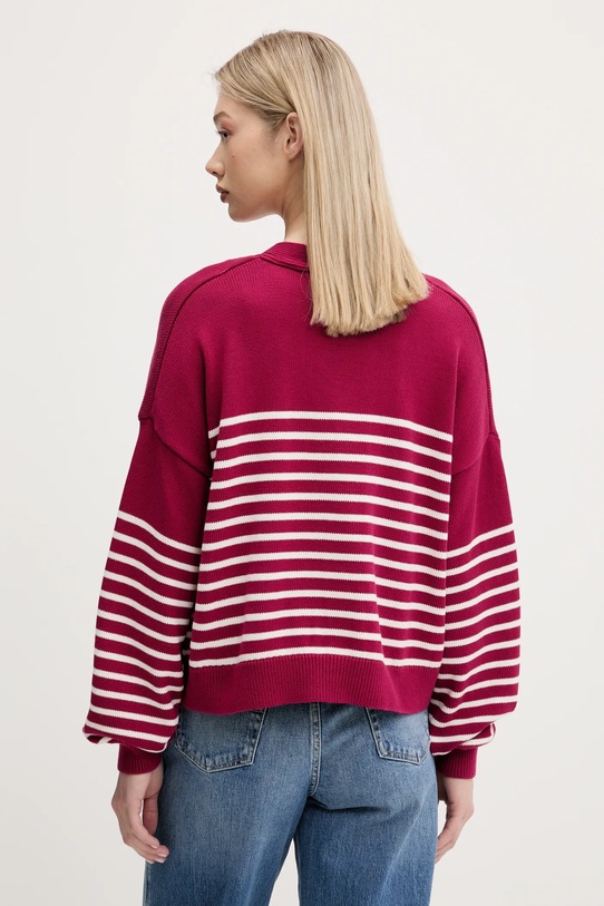 Îmbrăcăminte Tommy Jeans cardigan din bumbac DW0DW20257 roz