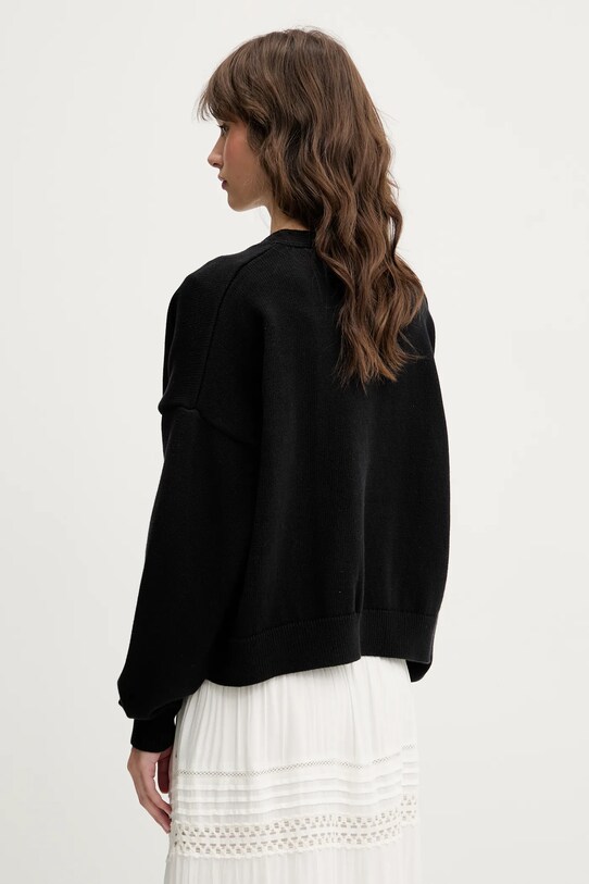 Odzież Tommy Jeans kardigan bawełniany DW0DW20257 czarny