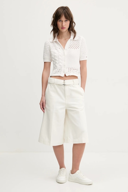 Kardigán Tommy Jeans DW0DW20261 béžová SS25