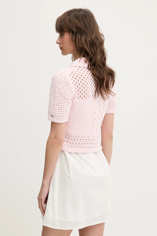 Îmbrăcăminte Tommy Jeans cardigan DW0DW20261 roz