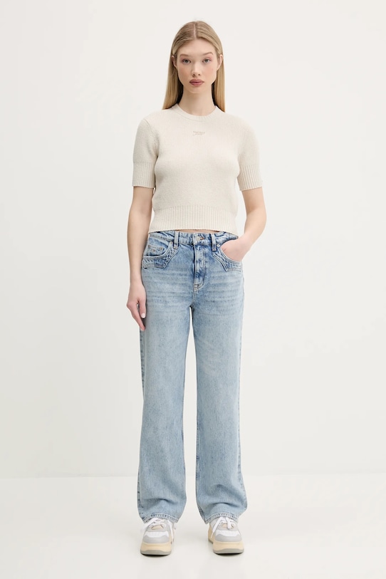 Sveter Tommy Jeans DW0DW20380 béžová SS25