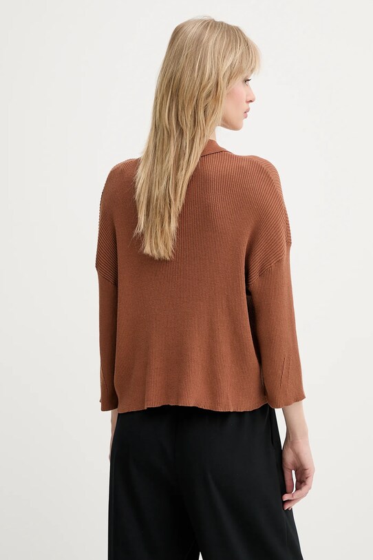 Îmbrăcăminte Sessun cardigan din bumbac 25209014 maro