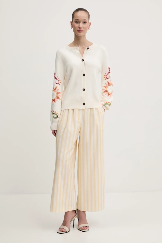 Джемпер Never Fully Dressed NFDKN584 бежевий SS25