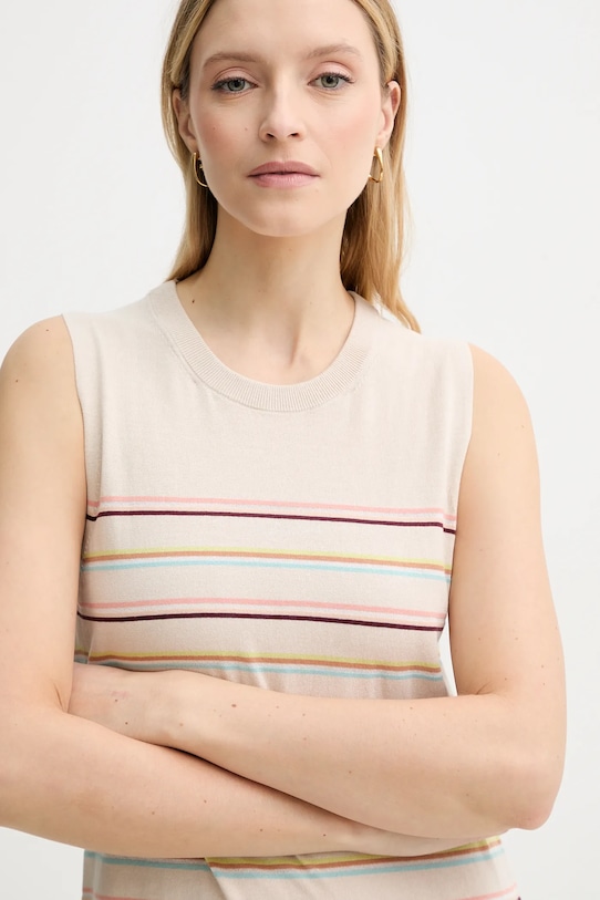 PS Paul Smith vestito W2R.563N.P31304 beige SS25