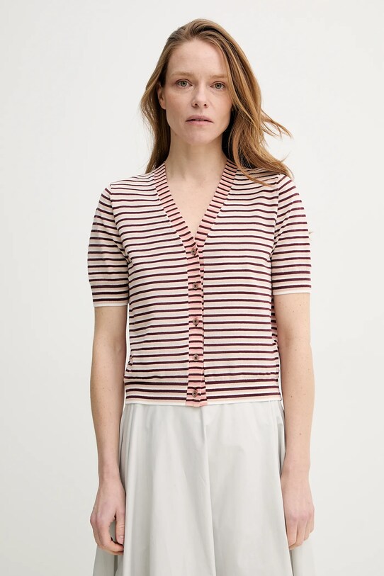 PS Paul Smith cardigan cu modele portocaliu W2R.564N.P31304