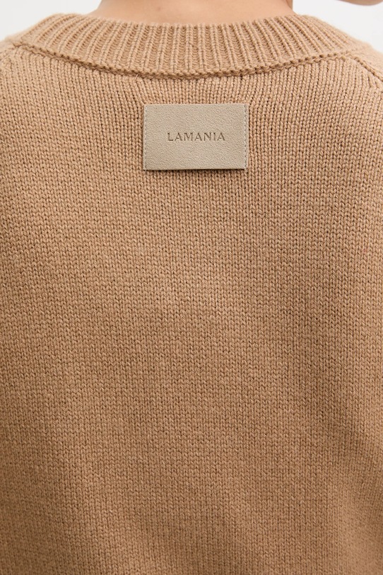 Vuneni pulover La Mania CURTSY bež