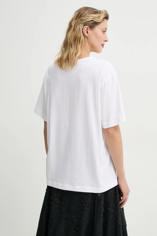 Одежда Хлопковая футболка MUNTHE FELITA 251110125160 белый