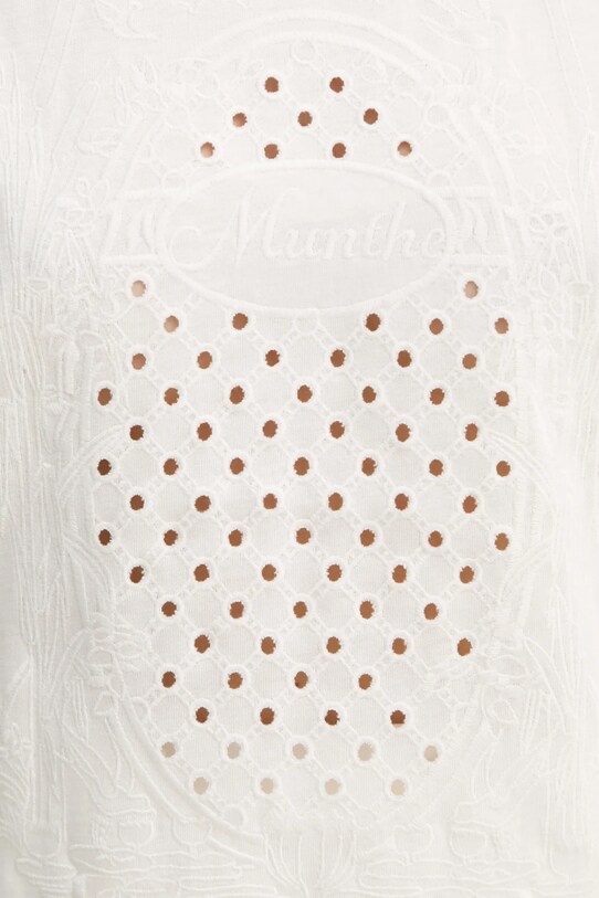 Бавовняна футболка MUNTHE FENELLA 251111325161 бежевий