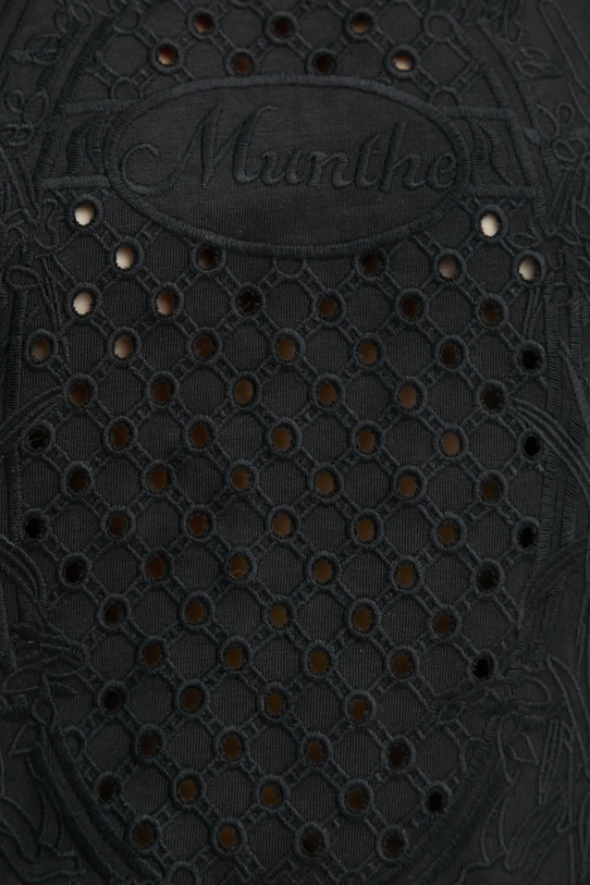 Хлопковая футболка MUNTHE FENELLA 251111325161 чёрный