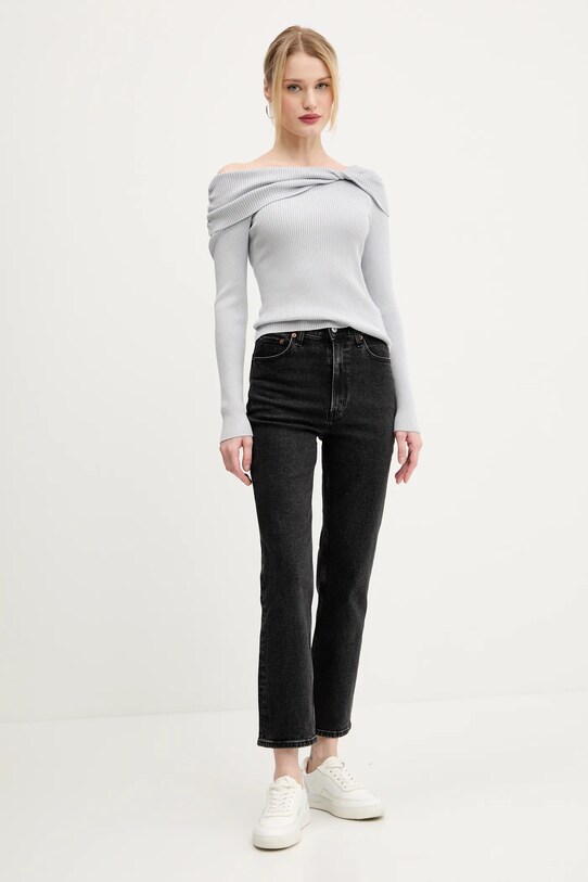Abercrombie & Fitch pulover KI150.5175.112 gri SS25