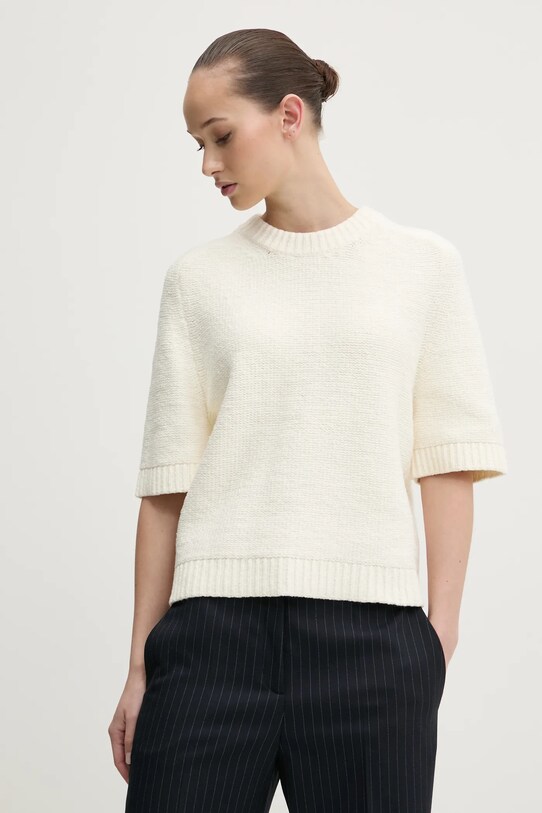 Abercrombie & Fitch maglione medio spessore beige KI150.5185.178
