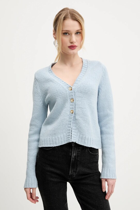 Kardigan Abercrombie & Fitch středně silná modrá KI150.5199.220