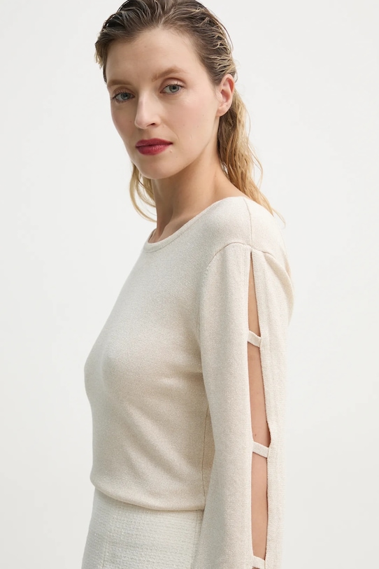 Bruuns Bazaar sweter beżowy BBW4331