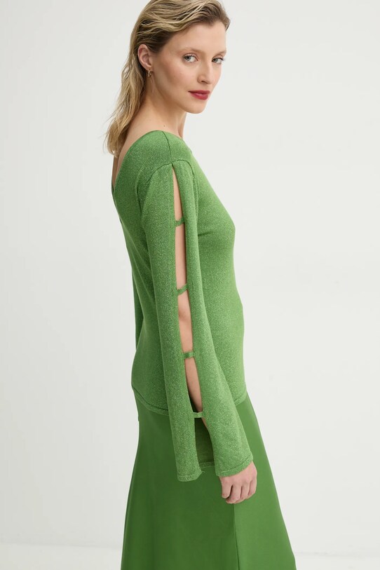Bruuns Bazaar pulover subtiri verde BBW4331
