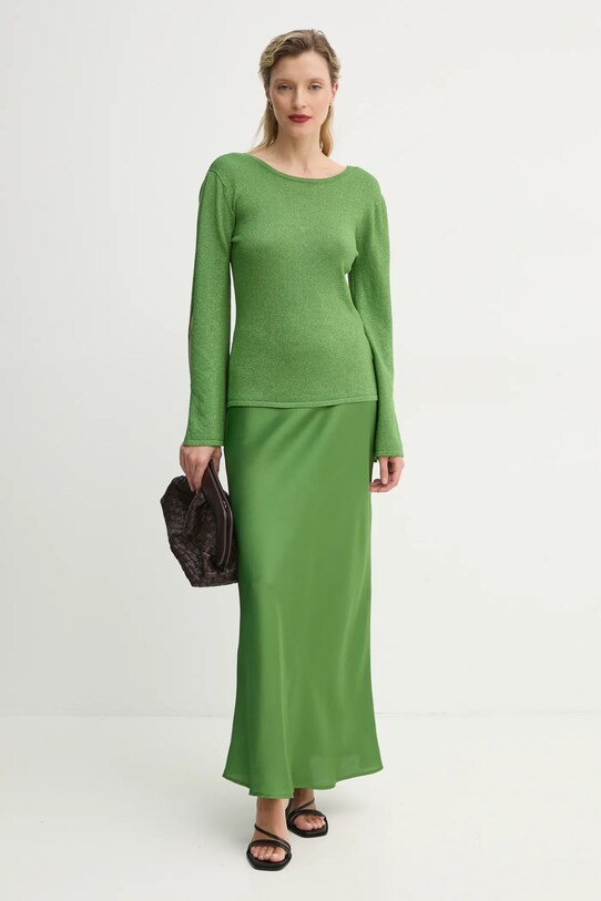 Bruuns Bazaar pulover BBW4331 verde SS25