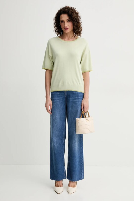 Liu Jo pulover WA5383.MS49I verde SS25