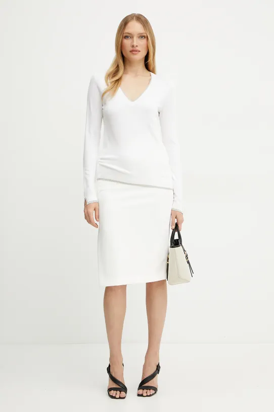 Pulover Liu Jo WXX053.MS49I bijela SS25