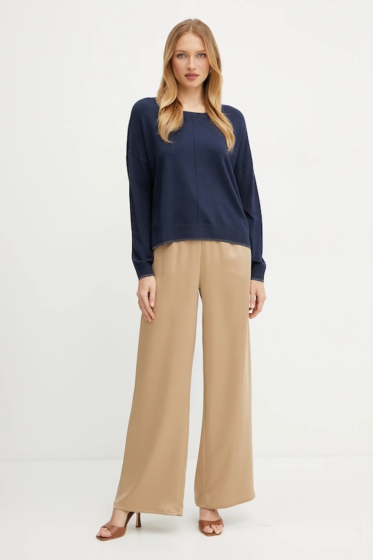 Sveter Liu Jo WXX054.MS49I tmavomodrá SS25