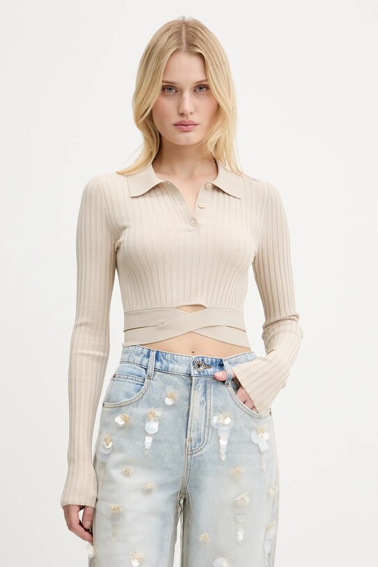 Miss Sixty pulover fixat bej 6S2RJ03800
