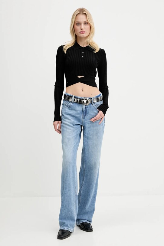 Miss Sixty sweter 6S2RJ03800 czarny SS25