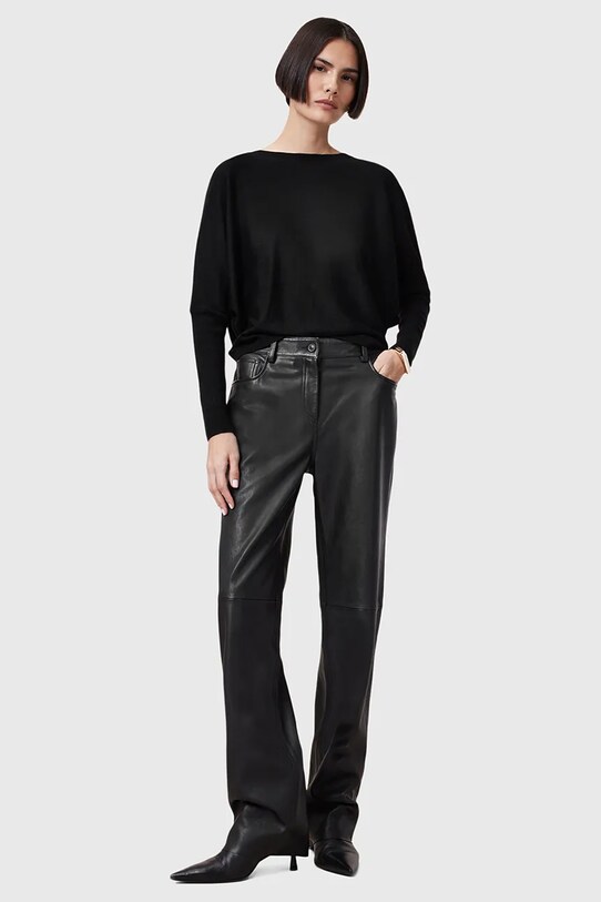 Îmbrăcăminte AllSaints pulover de lana JULIEANA W035KB negru