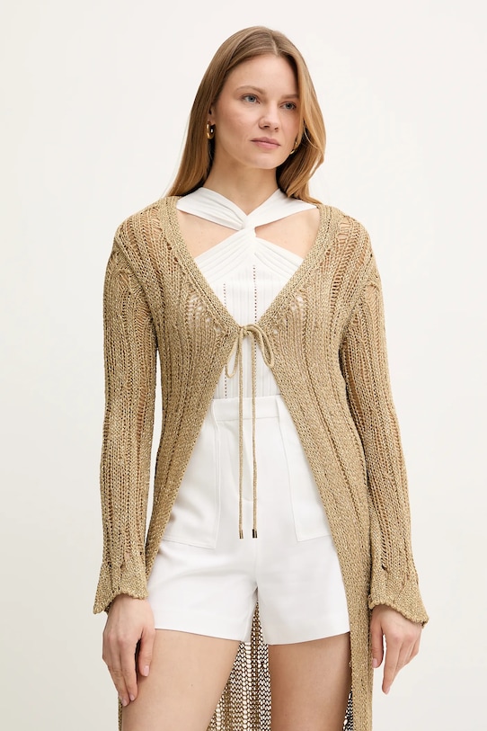 Πλεκτή ζακέτα Marciano Guess LUCKY πράσινο 5GGR12.5871Z