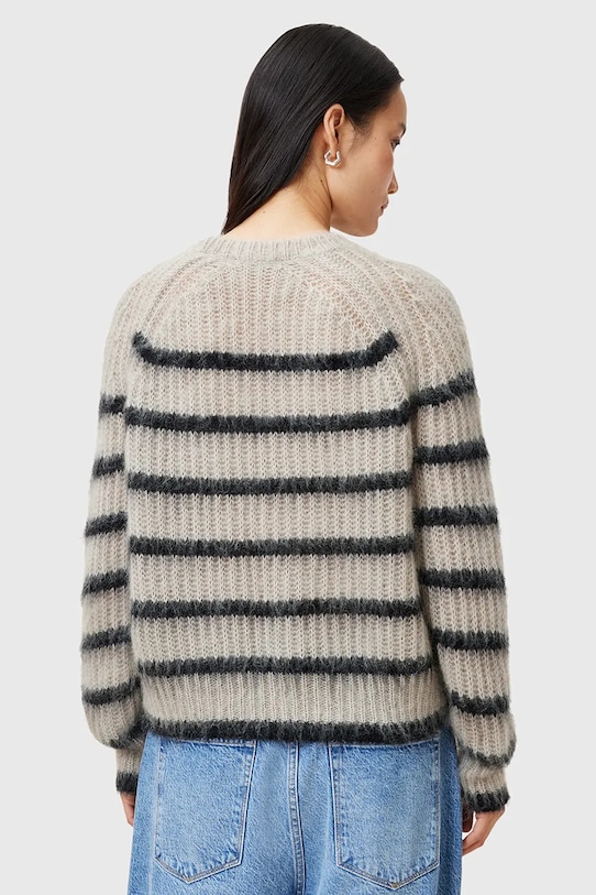 Одяг Вовняний светр AllSaints RIGA W013KC бежевий