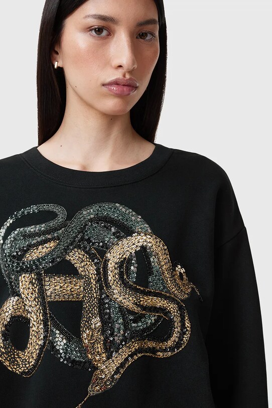 Кофта AllSaints SLITHA W045JC чорний SS25